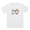 Tan And Tanner Duo Unisex T Shirt White