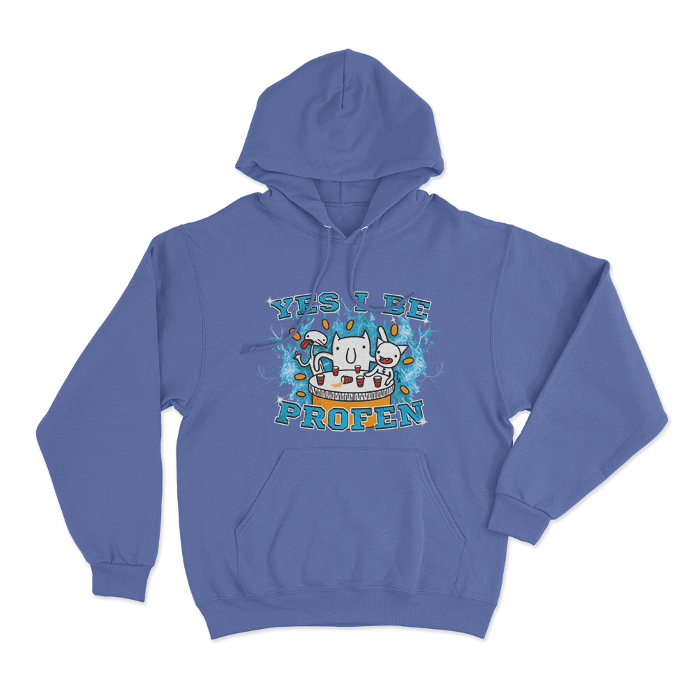 Yes I Be Profen Unisex Hoodie Blue Yes I Be Profen Unisex Hoodie Blue