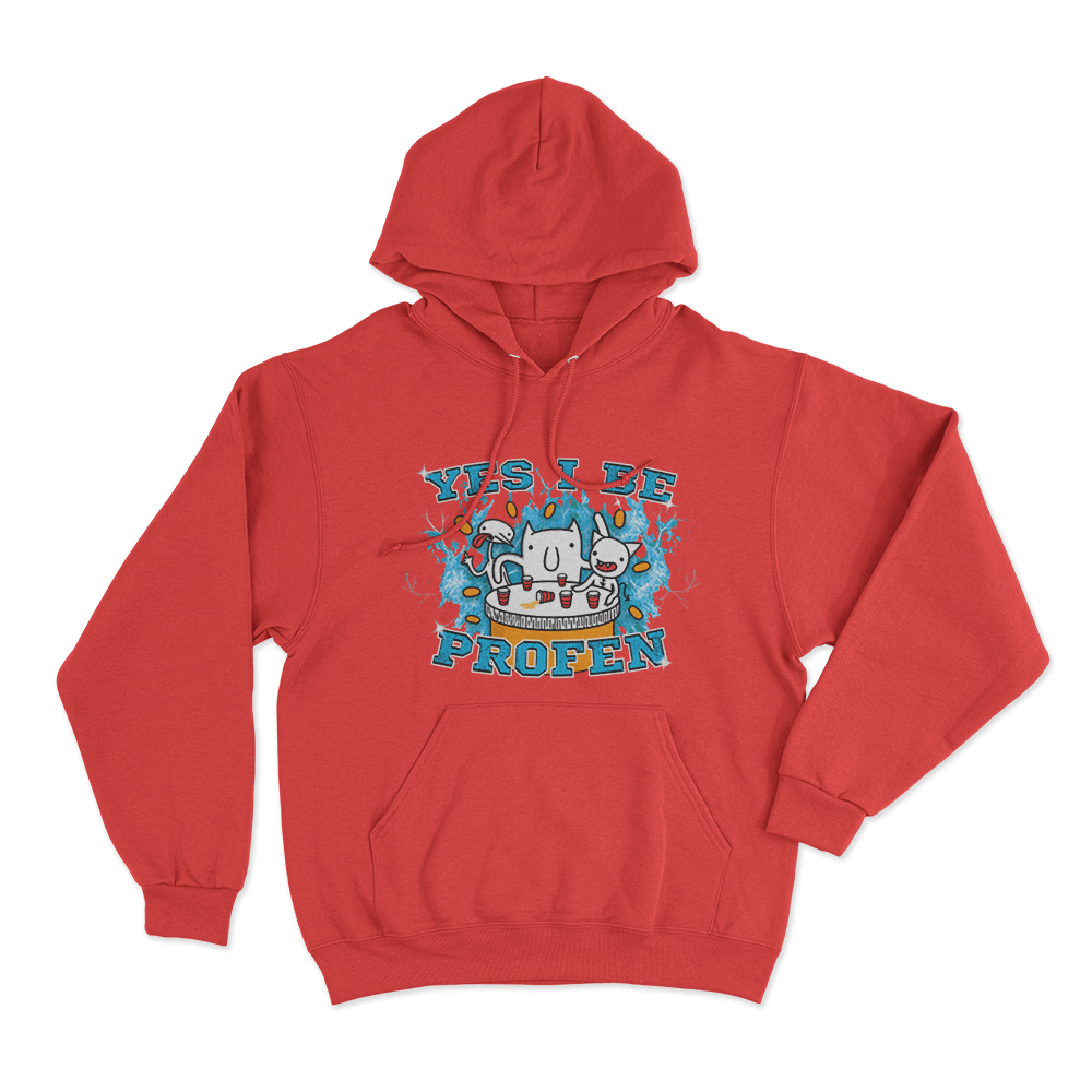 Yes I Be Profen Unisex Hoodie Red Yes I Be Profen Unisex Hoodie Red